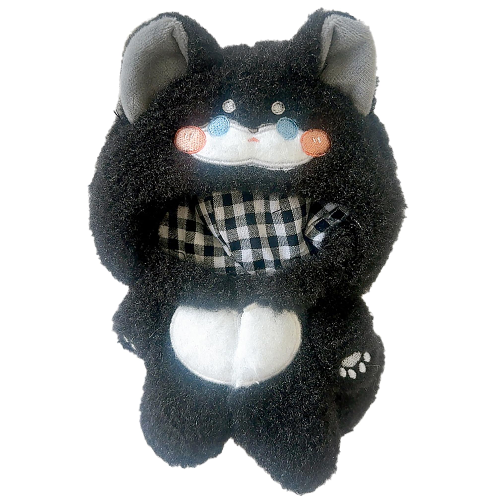 

Fluffy Animal Kigurumi for 10cm Black Plush Clothes [Used] чорний
