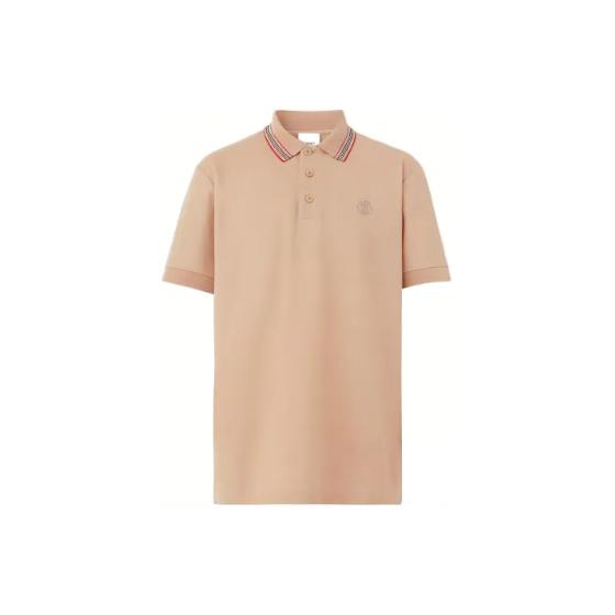 

Burberry SS22 Cotton POLO Shirt Men s yellow-brown XXL