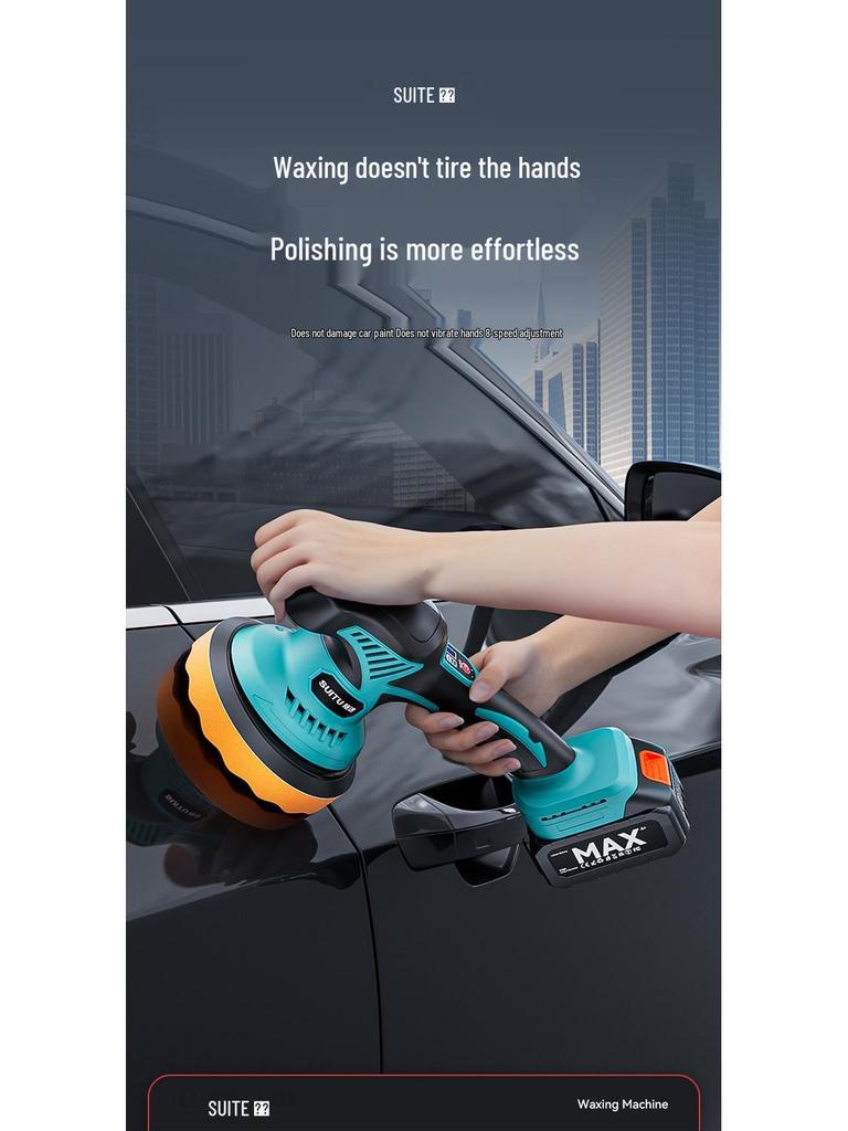 Wireless Portable Car Waxing & Scratch Repair Polisher with Lithium Battery