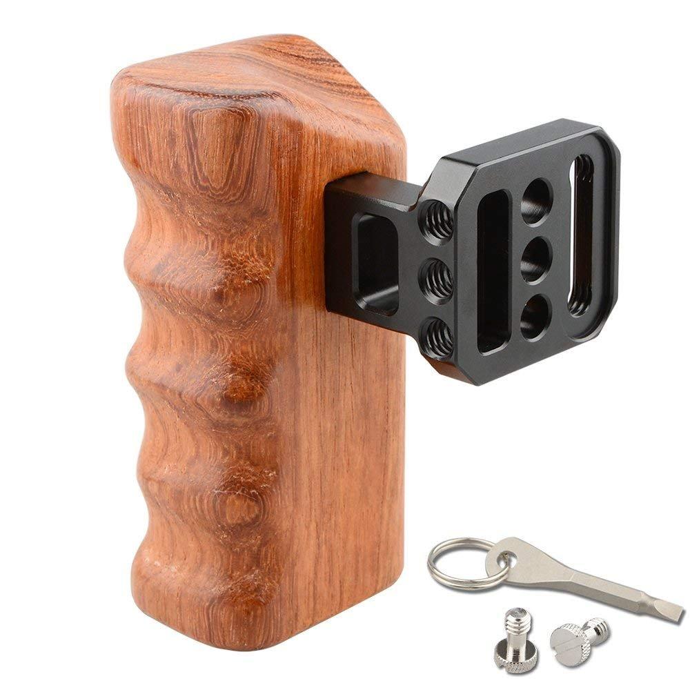

CAMVATE Wooden Handle Grip (Right Hand) Lightweight and Convenient Accessory for GH Series