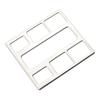 Car Front Reading Light Trim for Volkswagen VW T-roc Troc 2018 - 2025 Roof Lamp Frame Cover Sticker Stainless Steel Accessories