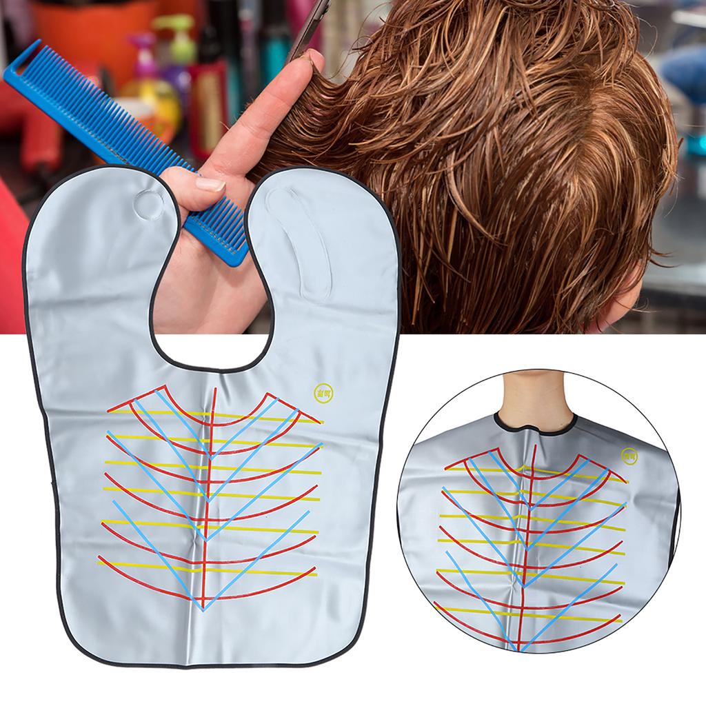 Adult Waterproof Hairdressing Shawl Barber Shop Hair Salon Hairdressing Shawl Cape WrapShort Style