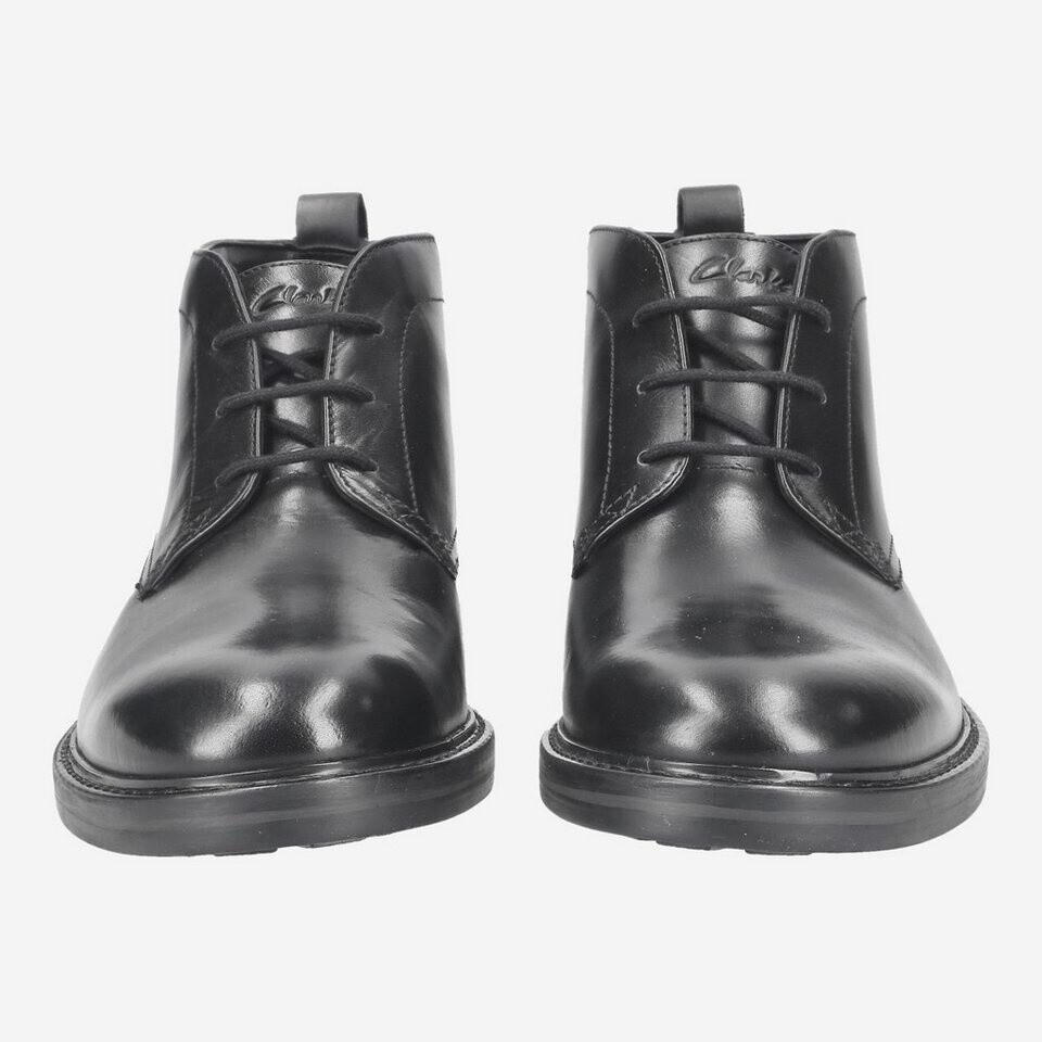 Clarks Aldwin Chukka Boots Black
