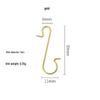 Creative S-shaped Christmas Tree Decoration Hooks