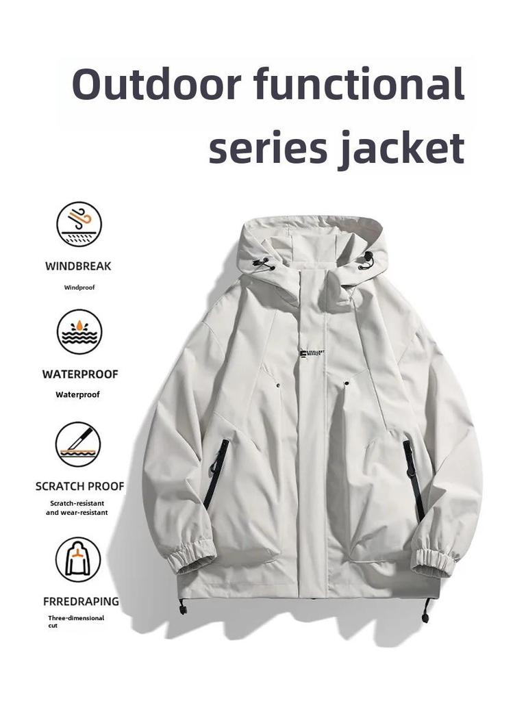 2024 Men's Trendy Workwear Jacket - Stylish Spring & Autumn Mountaineering Wear