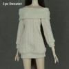Handmade Doll Accessories Tops Mini Dressing Clothes New Doll Knitted Sweater  for 1/6 Doll