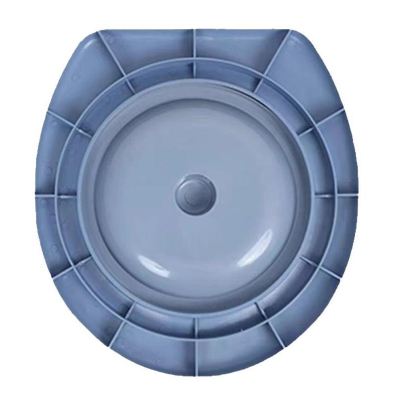 Camping Toilet Seat Cover Light Weight Compact Plastic Toilet Seat Lid Potty Seat Removable Movable Toilet Lid Enduring