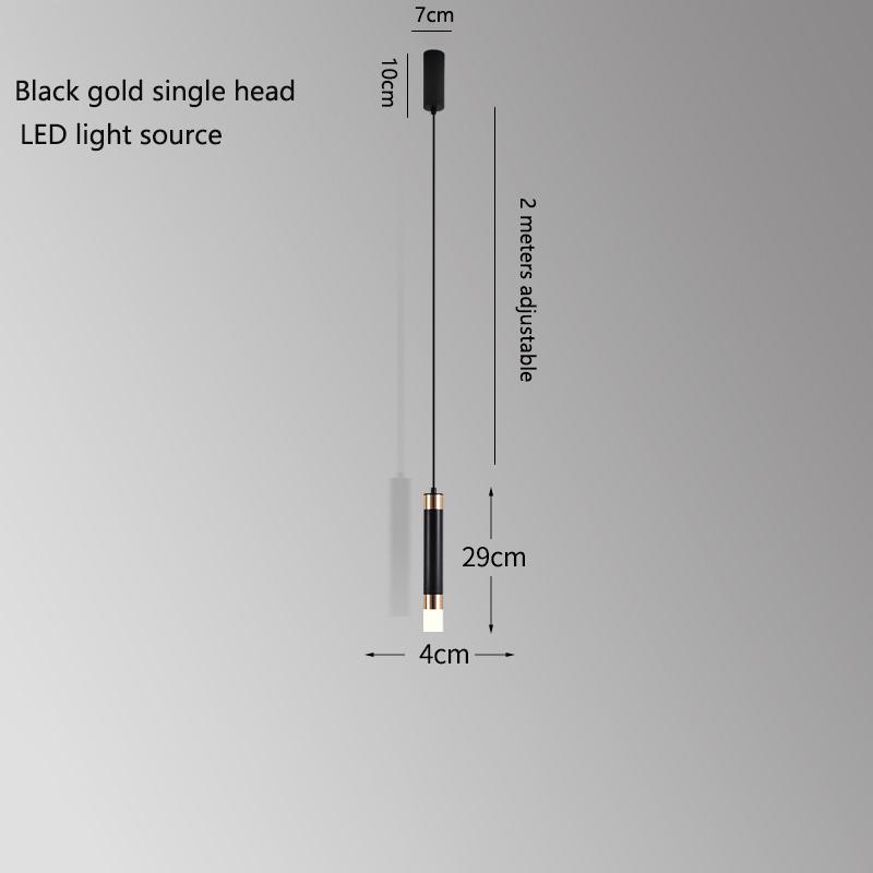 Nordic Luster LED Pendent Lights Modern Living Room Dining Table Chandelier Bedside Entrance Hall Kitchen Bar Indoor Lighting