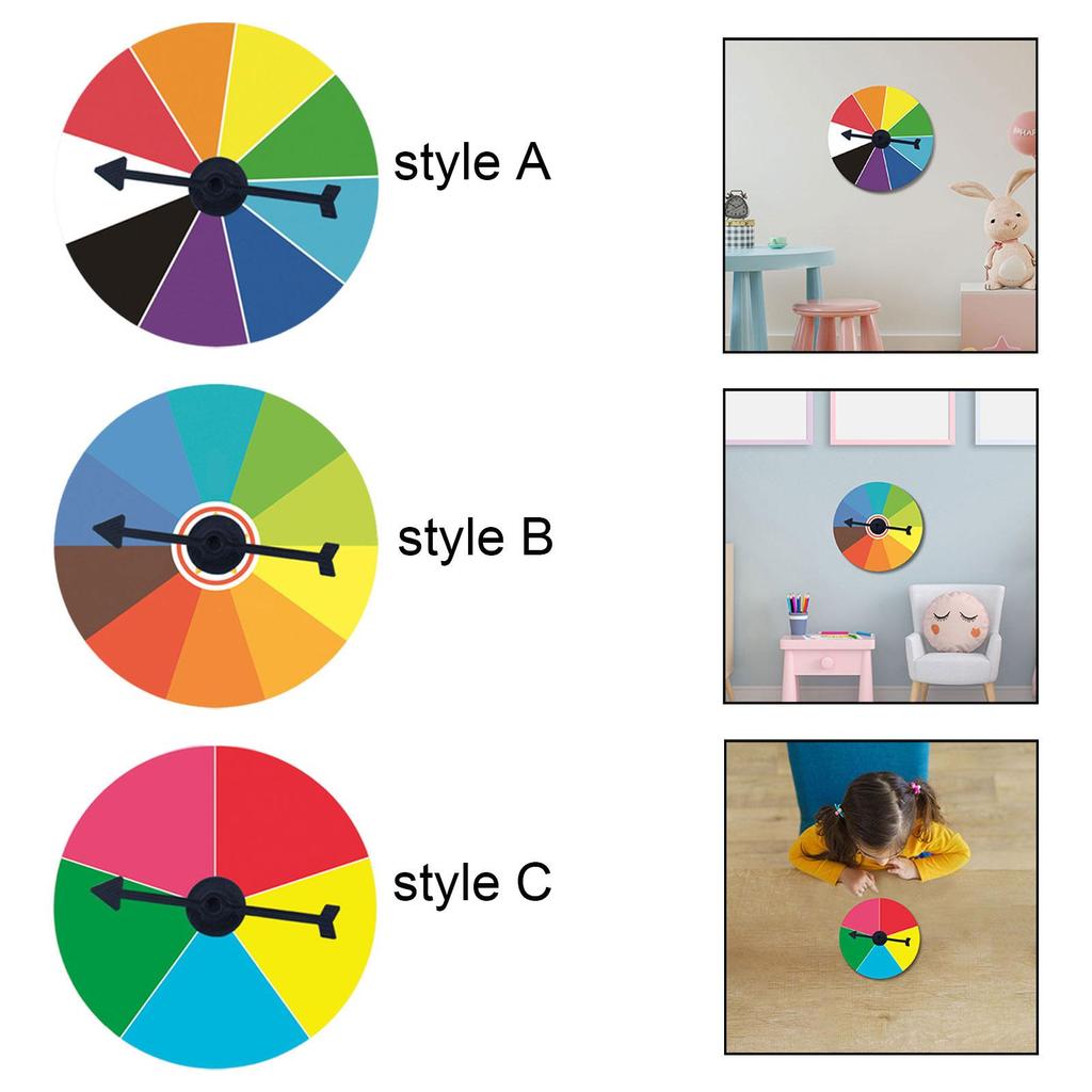 Wall Mount Prize Turntable Reusable Erasable Compact Hanging Portable Spinning Prize Wheels for Party Pub Teaching Activity