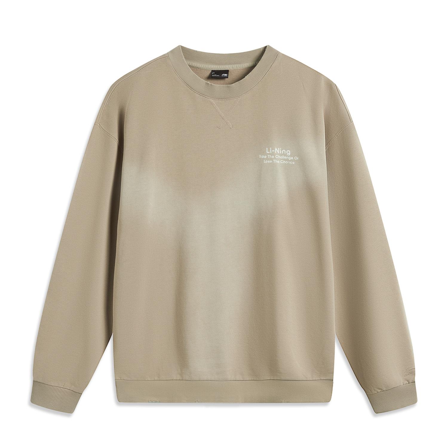 Свитшот Li Ning Sports Life Collection Унисекс Кофейная Пена Umber AWDV415-2 S