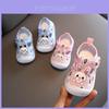 Zomerse Canvas Schoentjes voor Baby Meisjes met Zachte Zool en Antislip Cartoon Design voor Kruipen en Lopen
