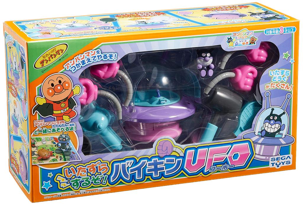 SEGA FAVE Anpanman Museum Play Baikin UFO Series Let's Tricks!