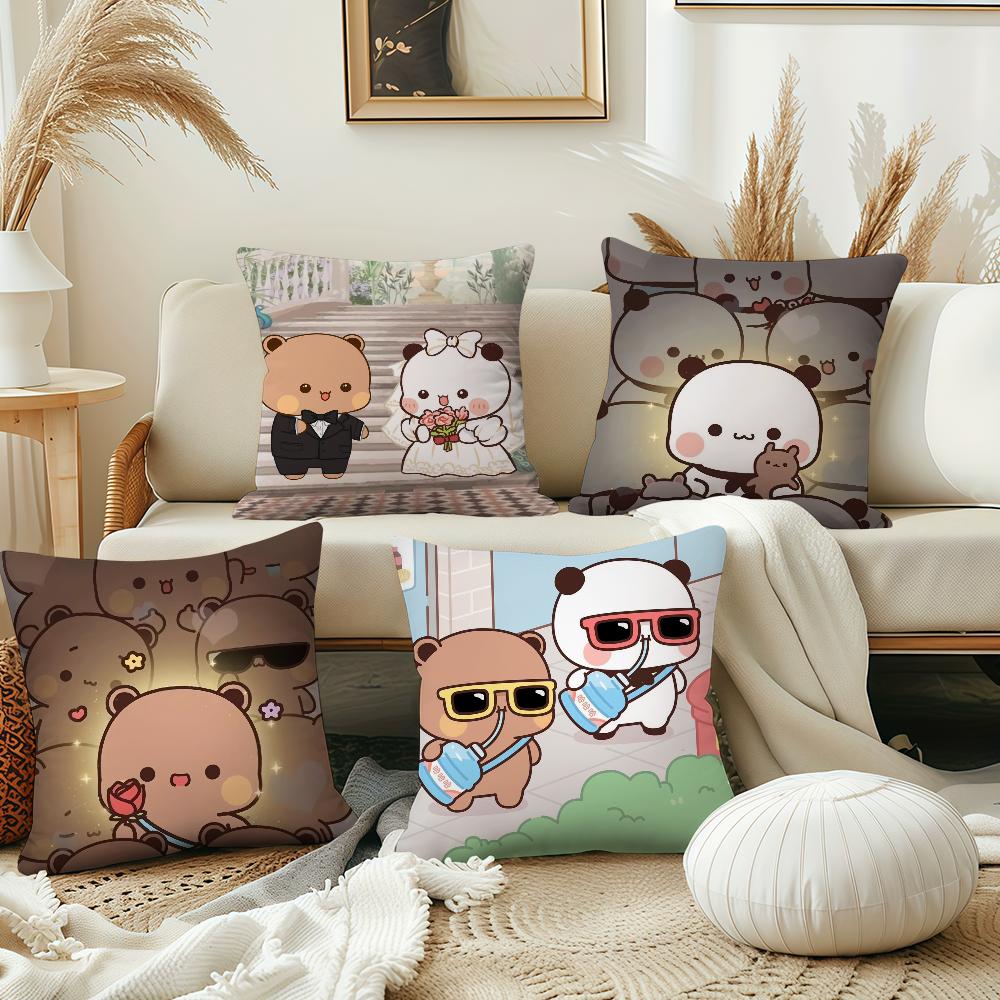 Cartoon BUBU DUDU Cute cushion cover Pillow Cover Decoration Room Home Sofa living Office Car Nordic Simplicity