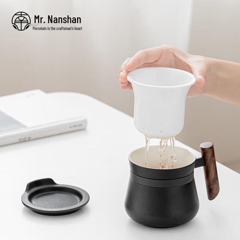 Zen Black Ceramic Personal Tea Cup