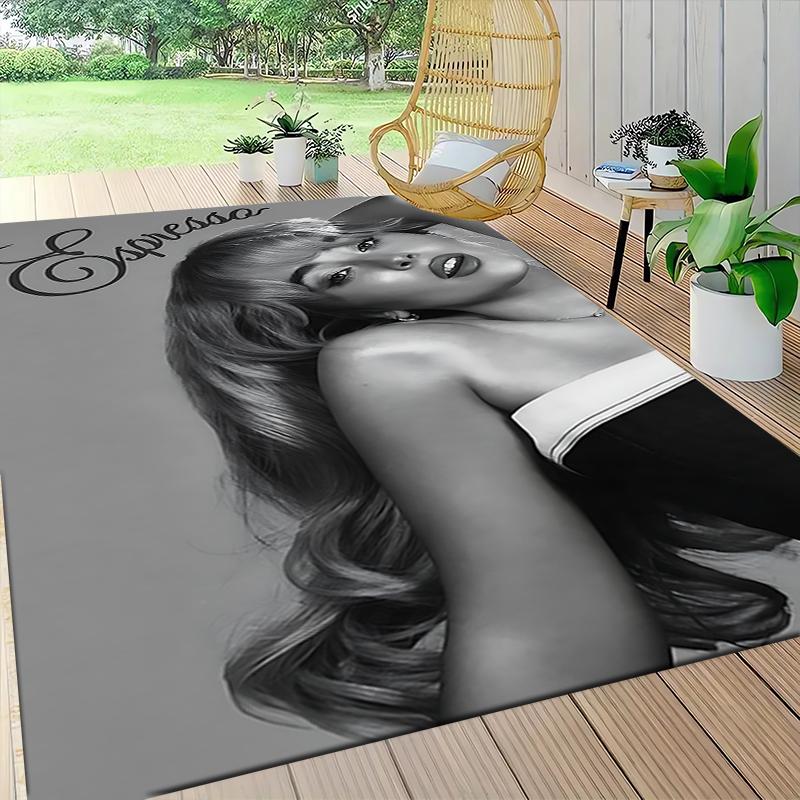 Expressive Fashion Model Carpet Rug Soft Washable Antislip Home Living Room Sofa Mats Personalized Christmas Rug