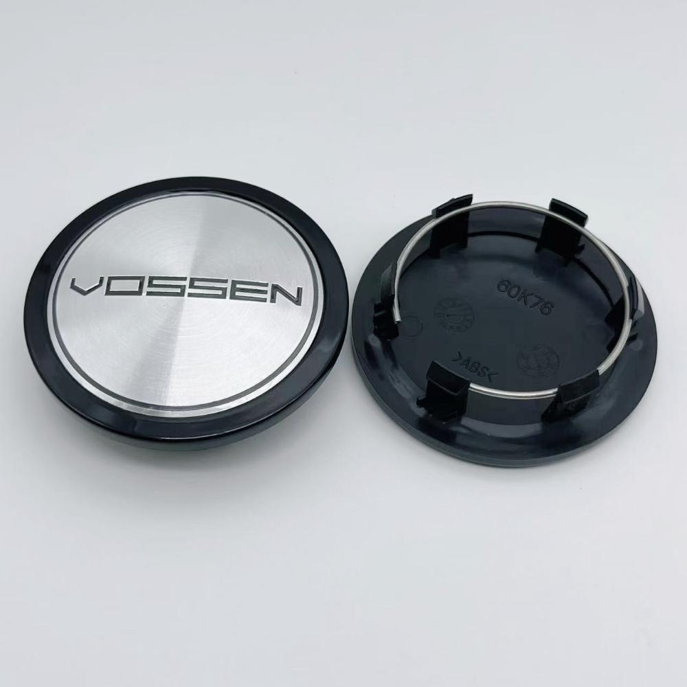 4 buc 76mm (Diametru interior 60mm) Capace Centrale Roți Auto Cu Emblema Logo Vossen Accesorii pentru Jante Porsche Hubcaps Roți Capac Butuc Înlocuire