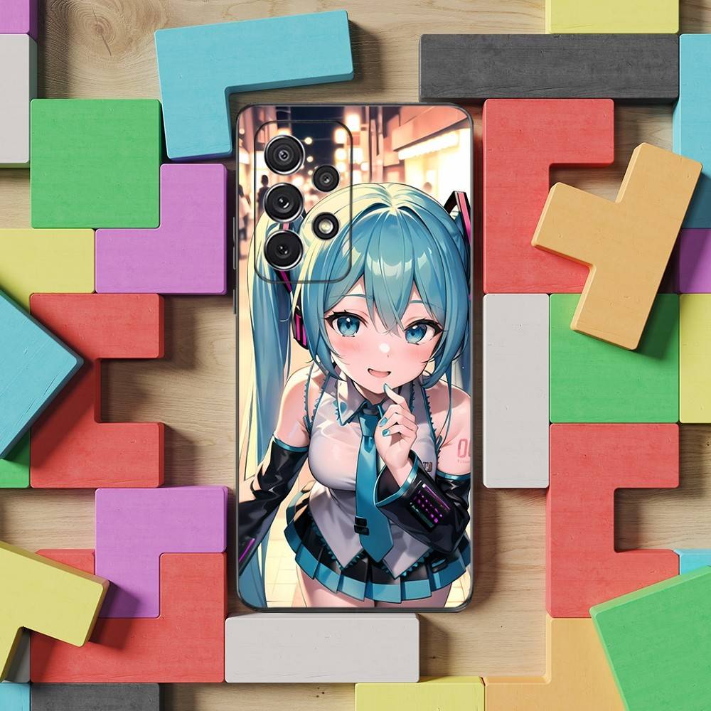 

Hot H-Hatsune M-Miku-Diva Phone Case For Samsung S25,S24,S23,S22,S21,S20,S10,Ultra,Plus,Lite,FE,Soft Silicone Black Cover Samsung S24Plus
