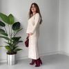 2025 Autumn Loose Knit Sweater & Versatile Midi Skirt Set