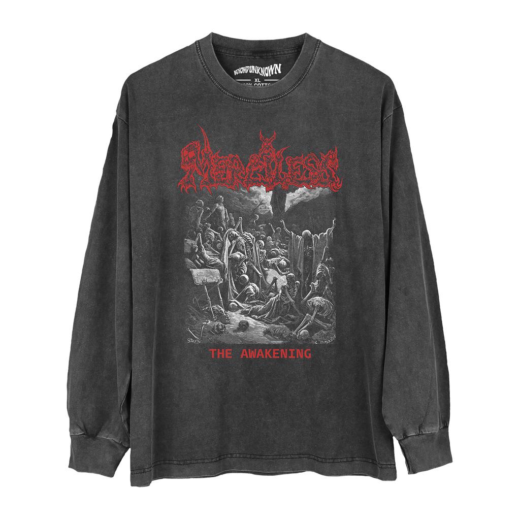 Merciless T Shirt The Awakening Old School Thrash Death Metal Entombed Possessed Kreator Mens Printed Cool Cotton Tee Shirt