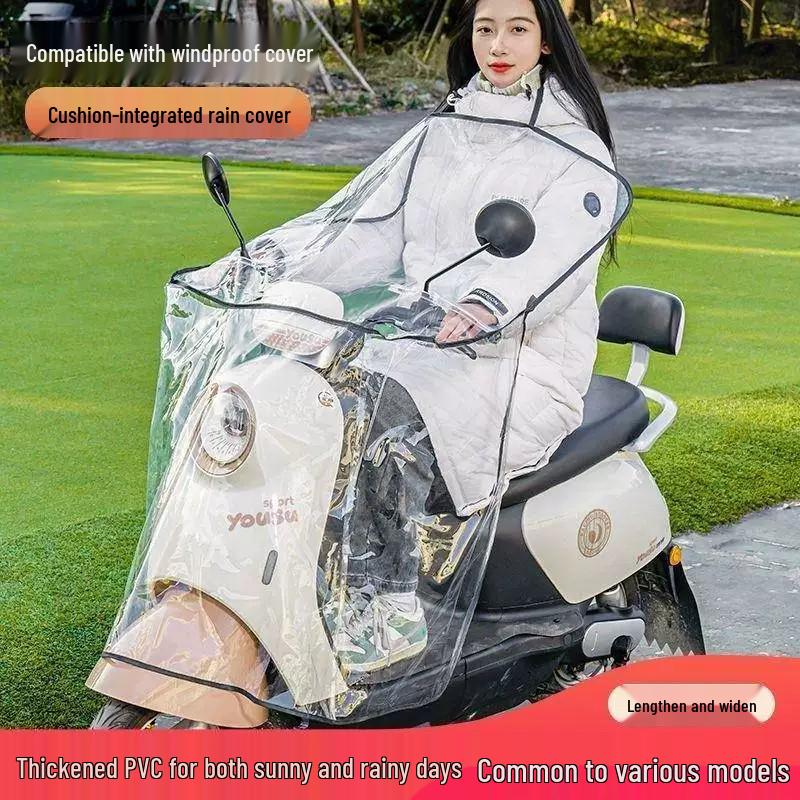 Universal Waterproof HD Electric Bike Handlebar and Instrument Rain Cover