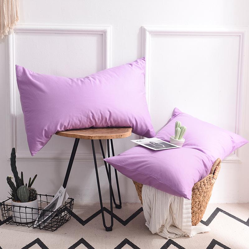 Fețe de pernă din bumbac de culoare uni pentru studenți