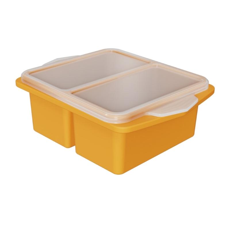 Flexible Silicone Ice Cubes Mold With Cover Ideal For Making Big Ice Cubes Food Freezer Container Kitchen Gadget