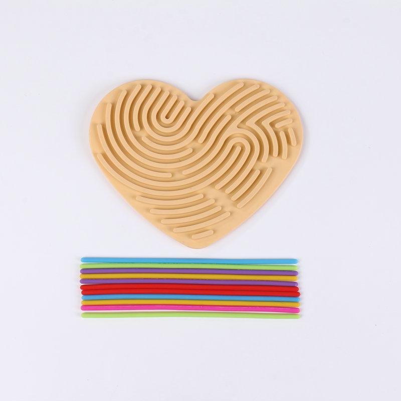 

Silicone Sensory Wiggle Press Board - Decompression Toy for Activity