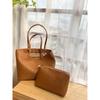 2026 New handwoven bag large capacity leather women's bag soft leather shoulder handbag women's bag