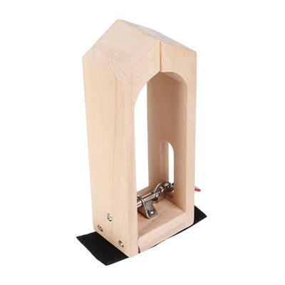 Wood Leather Stitching Clamp Hand Sewing Tool with Metal Tightening Hardware for Desktop Craft Table and Pattern Practice