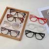 Neuer Stil Cat-Eye-Brille Photochromatische Blaulichtfilterbrille Großrahmen Flaches Licht Luxuriös Elegant Modische Brille