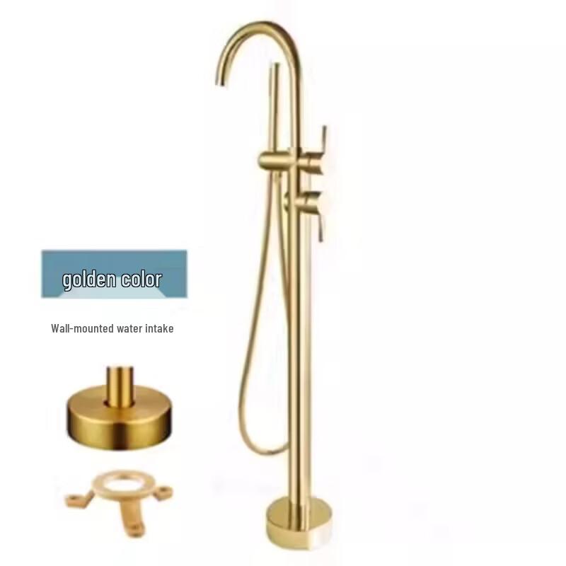 TLXT Floor-Standing Bathtub Faucet with Shower Set