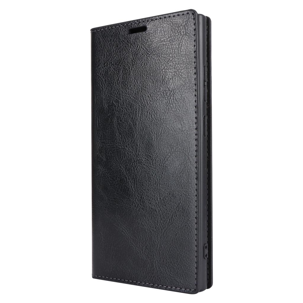 For Samsung Galaxy S24 Ultra Case Crazy Horse Texture Split Leather Phone Cover