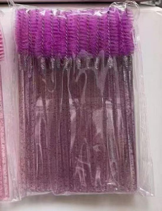 Disposable Crystal Eyelash and Eyebrow Brush for Extensions and Grafting