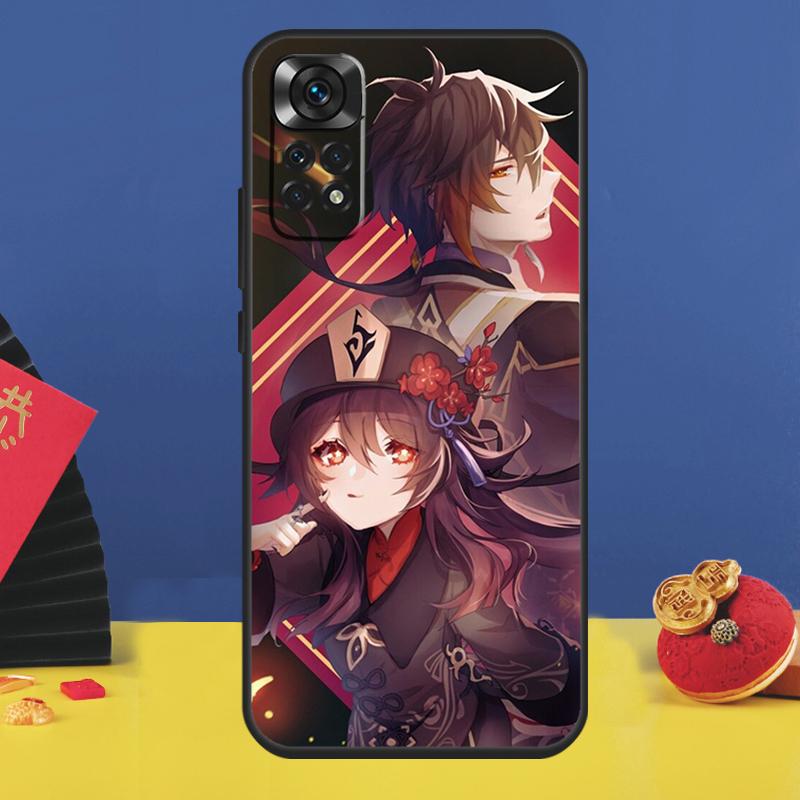 Genshin Impact Hu Tao Phone Case For Xiaomi Redmi Note 15 Pro Plus 13 12 11 9 10 14 Pro 10C 12C 13C 14C 15C Cover