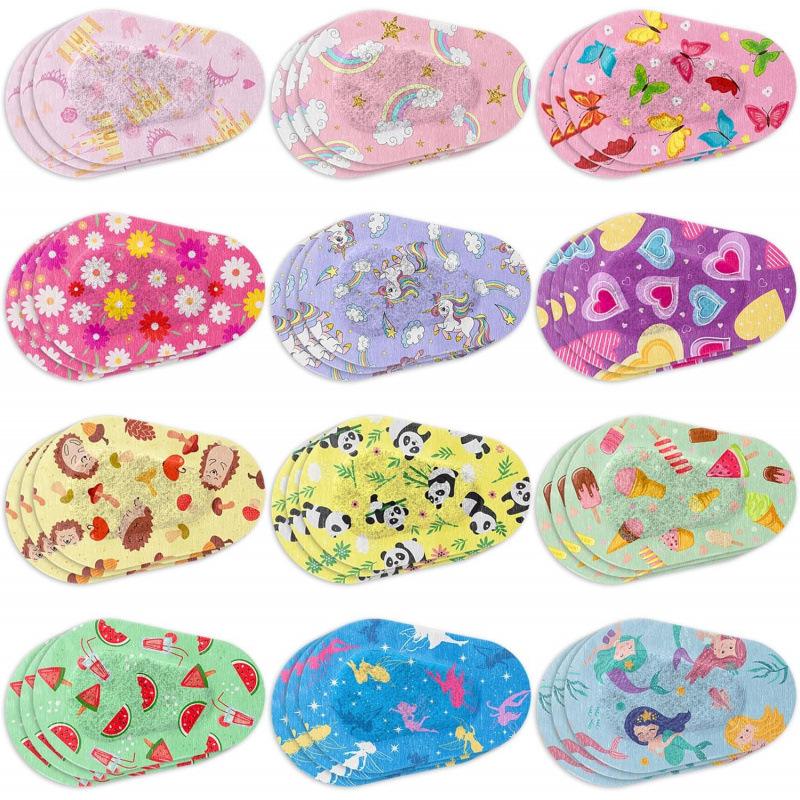 Einweg-Amblyopie-Augenklappen für Kinder zur Strabismus-Korrektur - Vollständige Abdeckung, Einzelaugentherapie