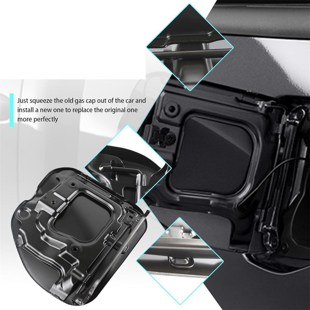 Quick Fix Gas Fuel Filler Lid Caps 77305-04904, Superior Sealing Performances Fit for Daily Drivers and Auto Enthusiasts