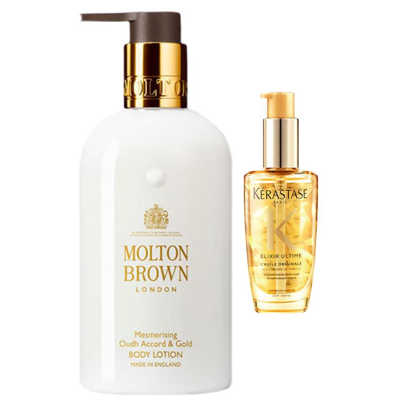 Набор Kérastase Масло для волос и лосьон для тела Molton Brown