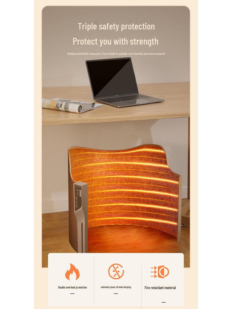 Stille Winter Bureaukachel: 3D Voet- en Beenwarmer