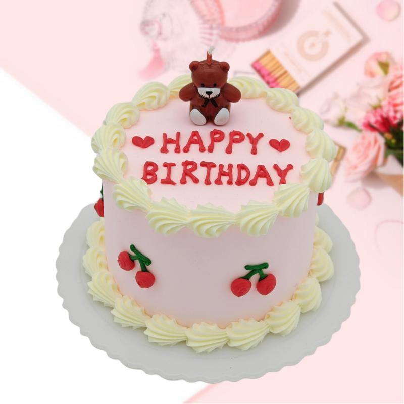 Simulation Cake Model Fake Birthday Cake Sample Cake Shop Showcase Display Decoration Birthday Party Crafts Photography Props