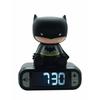 Batman Night Light Alarm Clock - Sounds and Melodies, Backlit and Bright LCD Screen - Black