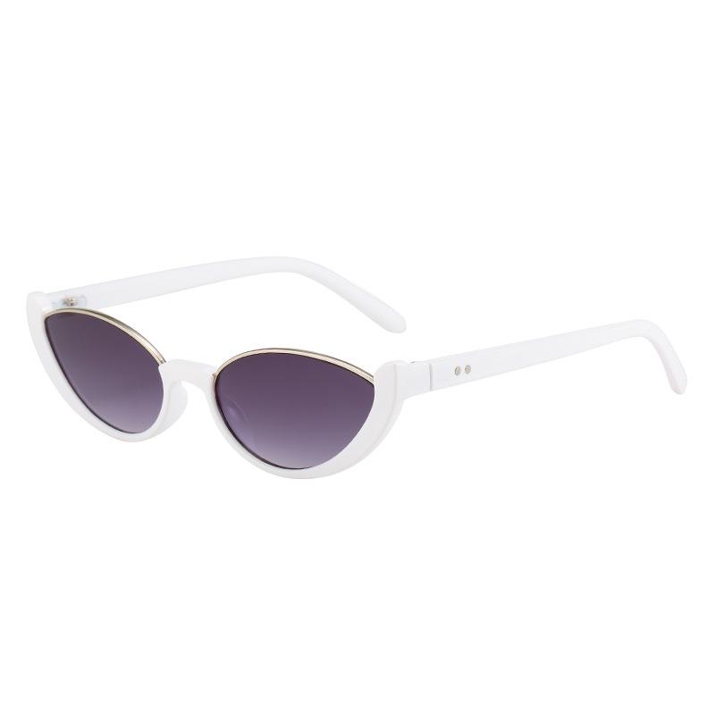 2021 Cat-Eye Sunglasses: Trendy European & American Small Frame, Simple Avant-Garde Street Style for Women