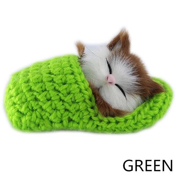 Adorable Plush Cat Keychain For Kids With Realistic Sound And Soft Touch