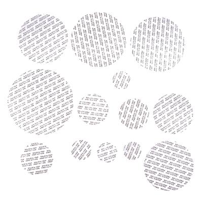 Lot de 200 bouchons d'étanchéité en mousse auto-adhésive sensible à la pression, doublure inviolable pour pot de bouteille cosmétique, 20 mm à 82 mm