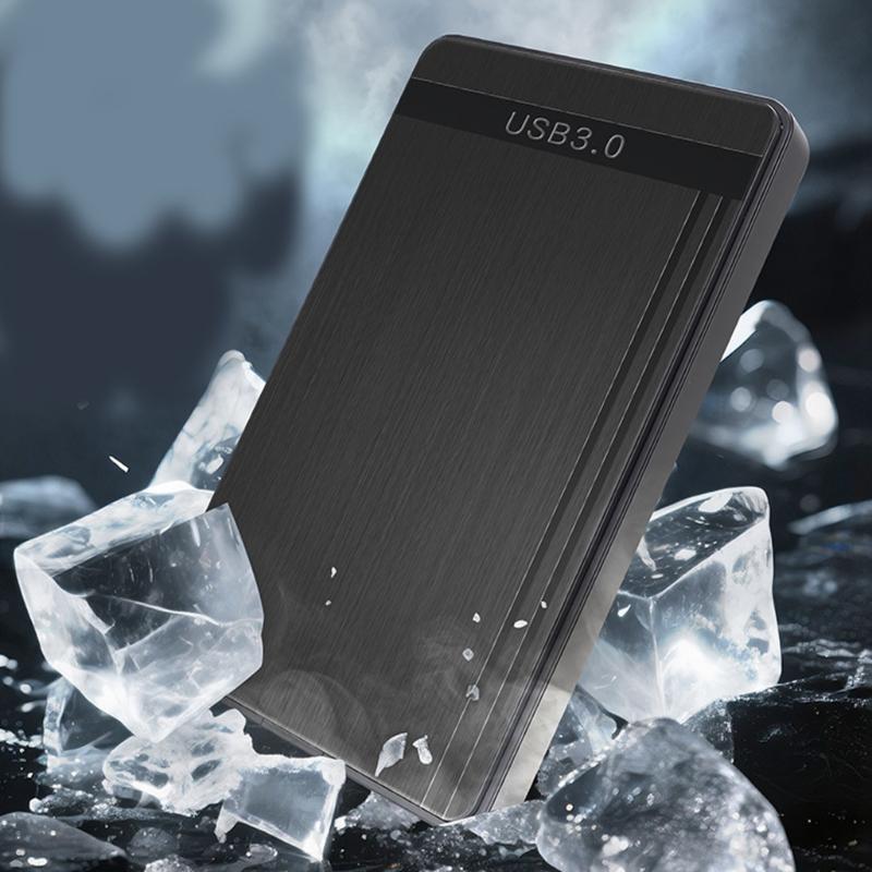 USB3.0 Fast 5Gbps Transfer Aluminum HDD Case For 2.5" SATAs SSDs Mechanical Hard Drive