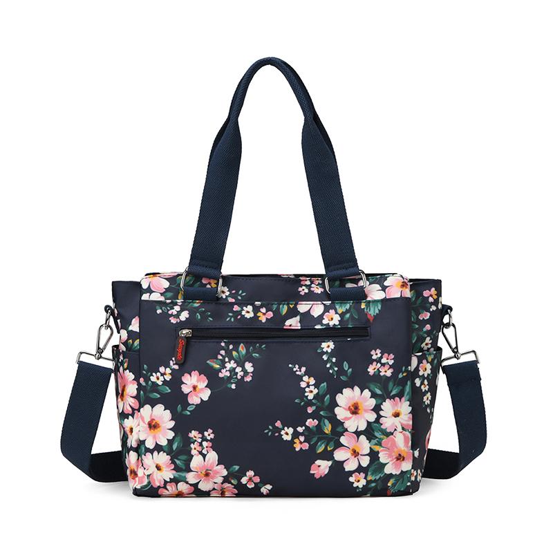 Women's Shoulder Bag Large Capacity Nylon Tote Bag Print Mother Bag