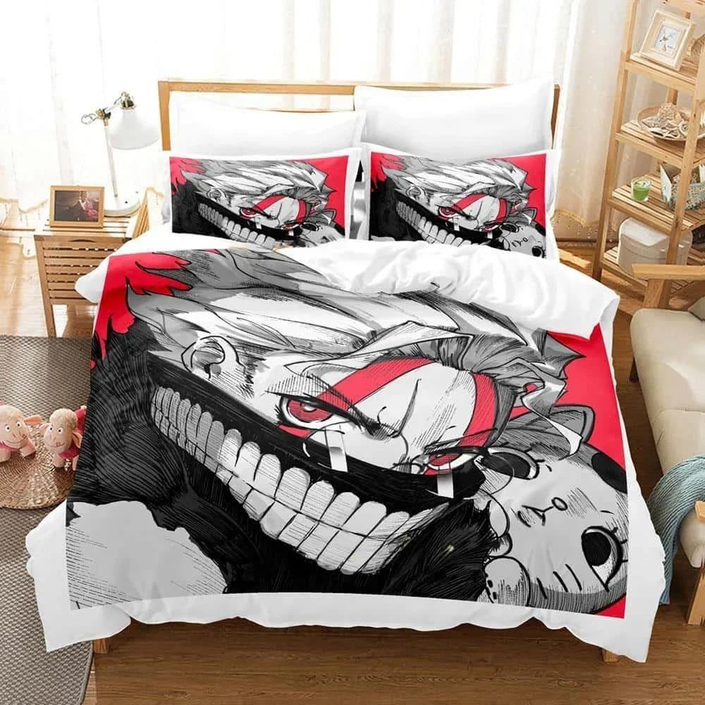 3D Printed Cartoons Dandadan Takakura Ken Bedding Set Single Twin Full Queen King Size Bed Set Adult Kid Bedroom Duvetcover Sets