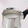 Yousheng Coffee Pot Stainless Steel Milk Warmer with Cool Handle Small Saucepan for Butter Melting And Sauces Portable Espresso Maker for Home