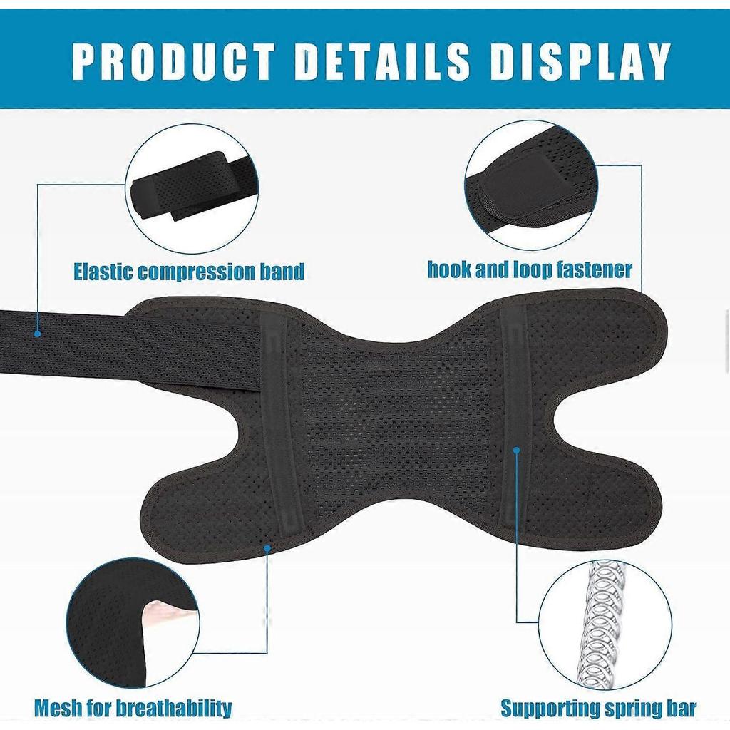 Knee Brace With Side Stabilizers for Meniscus Tears, ACL Support, MCL Arthritis Relief, Adjustable Size, Breathable Material