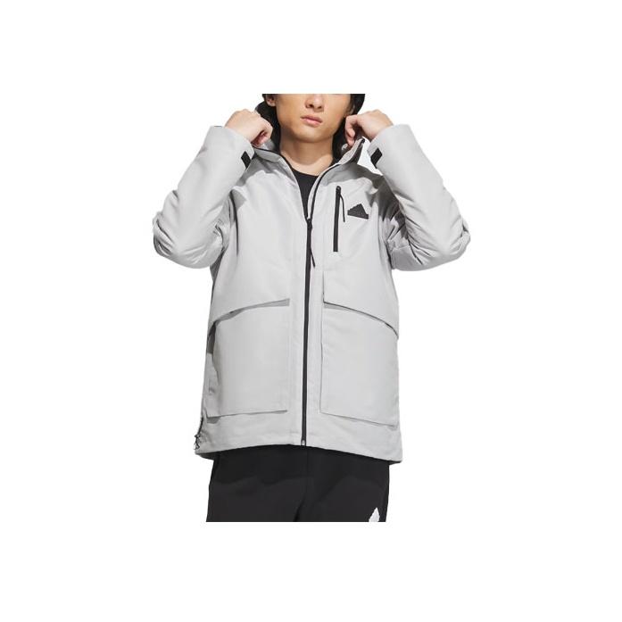 adidas City Escape Woven Hooded Jacket Grey IT3953 XL