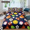 Tennis Ball Duvet Cover Set Sports Game Themed Bedding Set Twin Size For Boys Teens Adult Tennis Racket Ball Comforter Cover